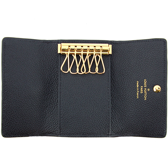 Louis Vuitton Key Case 6 Key Case Multicle 6 Leather Black - Picture 5 of 8